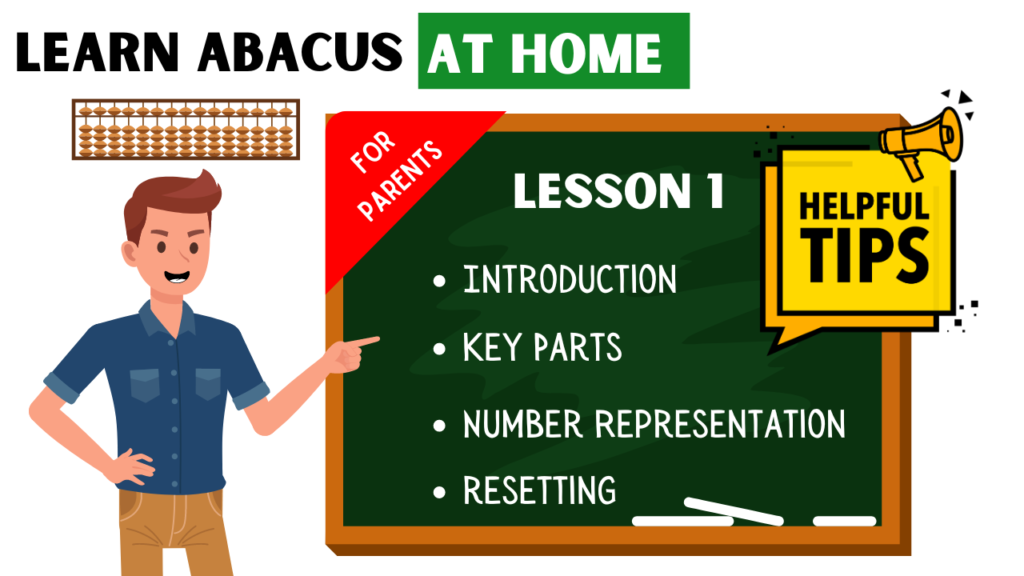 Learn Abacus At Home: Lesson 1